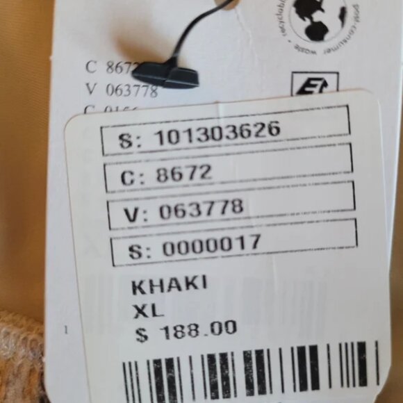 Free People NWT Montce Jacelyn Ruffle One-Piece Swimsuit in Camo Khaki size XL - Picture 6 of 6